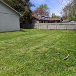 Large fenced back yard.