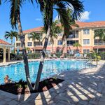 Beautiful pool (heated during the winter) with views of unit 304 in the building in the background.  Community water aerobics three times a week!

Looking East.