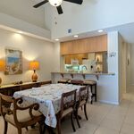 Nice dining room area with ceiling fan for comfort.

Looking Northeast.
