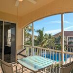 Screened-in lanai with pool views and private lanai access from the primary bedroom.

Looking Southwest.