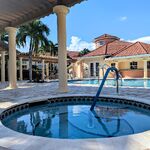 Hot tub/spa is particularly nice on those cool winter days.  Clubhouse is in the background.

Looking North.