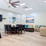 Clubhouse has several areas for entertaining, reading, playing games, and more.

Looking Northwest.