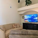 Television viewing at its finest in the family room.

Looking Southeast.